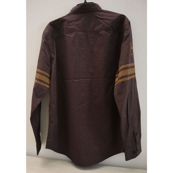 Harley-Davidson 96130-23VM Men's Sz M Java Brown Open Road L/S Shirt - Picture 2 of 8